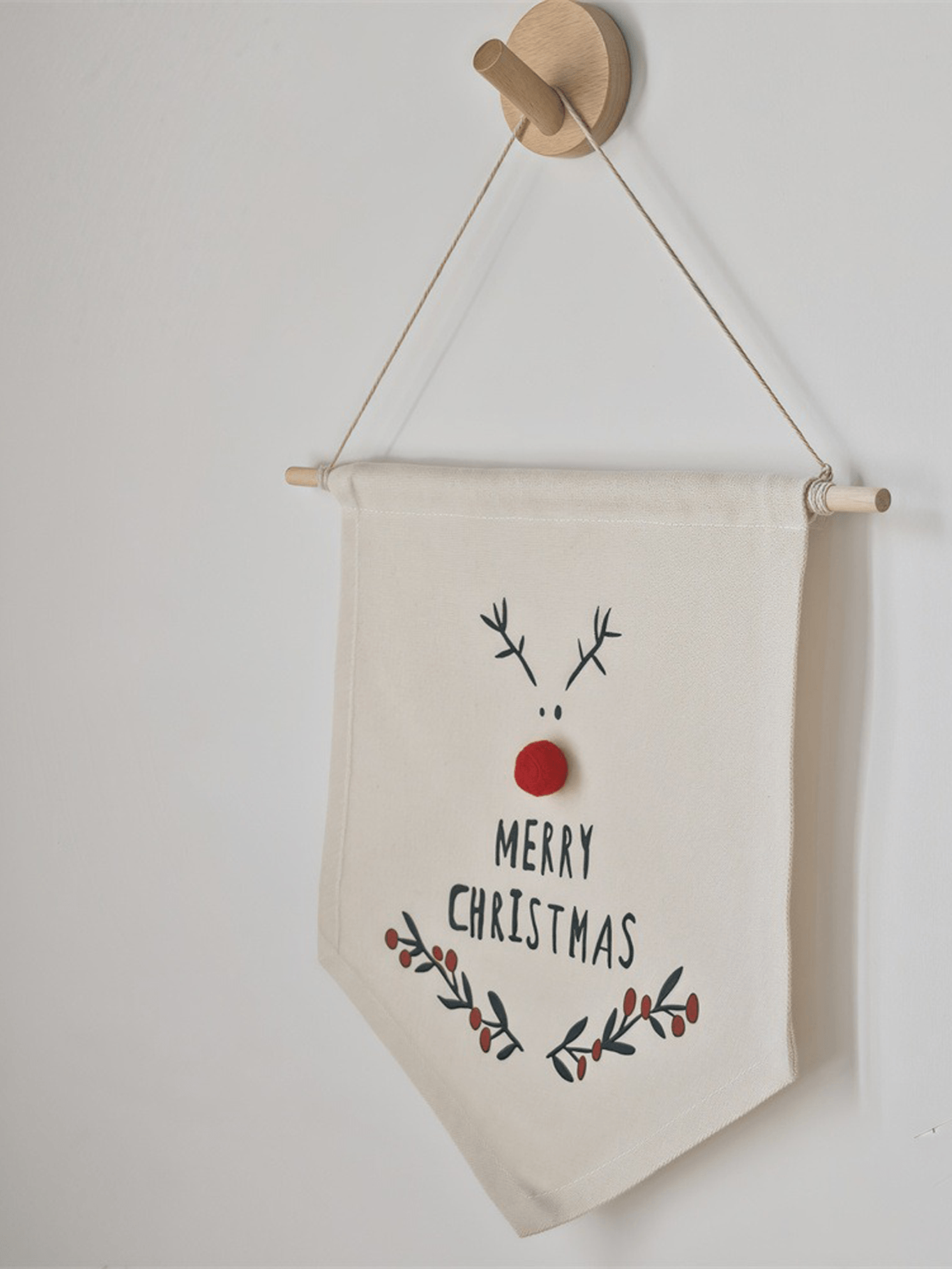 Custom Reindeer Christmas Wall Banner